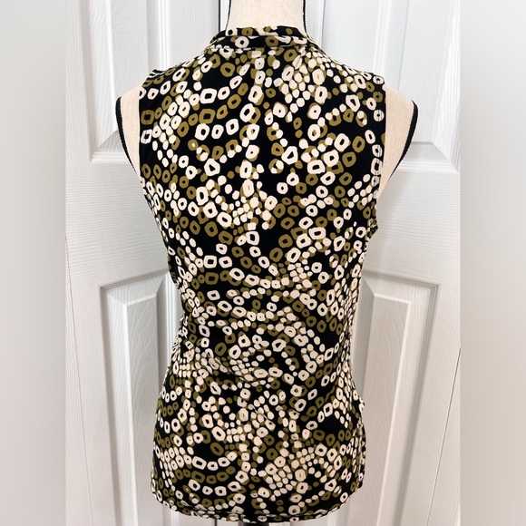 Josephine Chaus Small Wrap style V-Neck Blouse w/Side Buckle - Picture 2 of 13